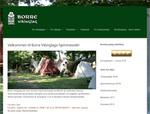 Tablet Screenshot of borrevikinglag.com